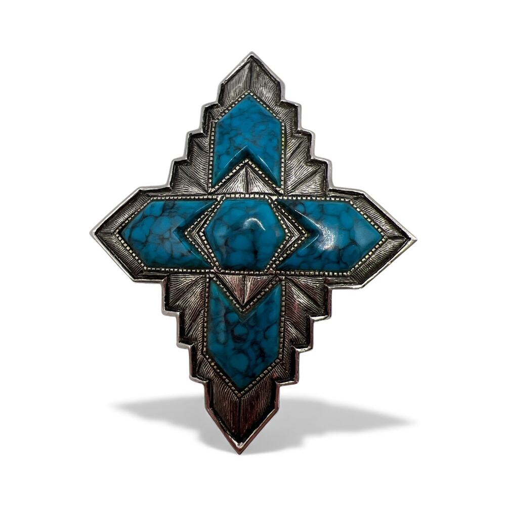 Vintage 1974 Sarah Coventry "Inca" Brooch